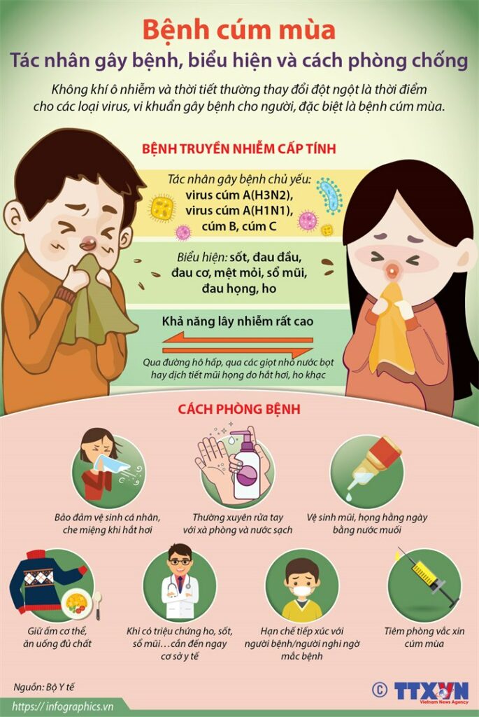 Cần tăng cường phòng chống bệnh cúm mùa lễ hội